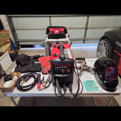 Lincoln LE 31MP Welding Starter Kit.