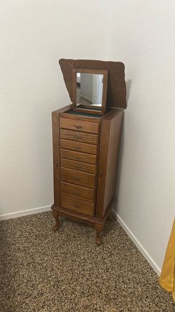 Antique jewelry dresser
