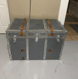 Antique Silver Chest/Trunk Large