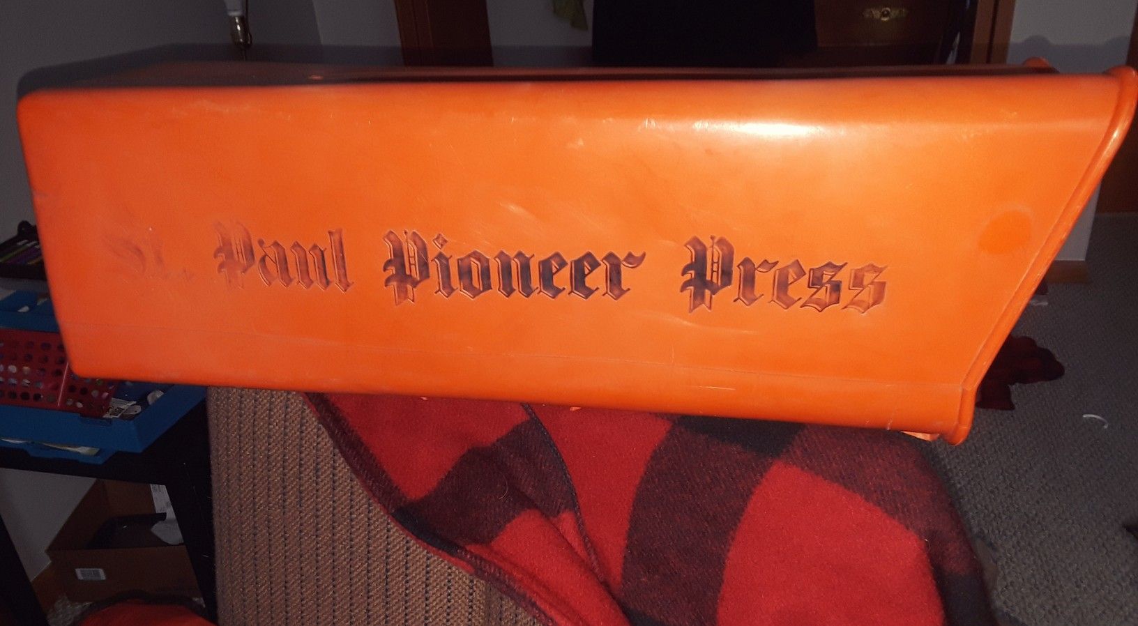 Vintage St. Paul Dispatch News Paper Box
