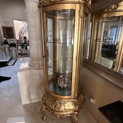 Unique Antique Armor China cabinet 