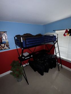 Loft Bunk Bed And Desk
