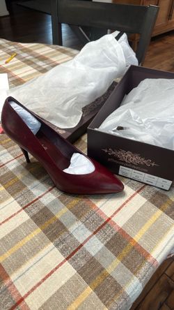 Jeffrey Campbell Trust Fund Heels Wine Size 8