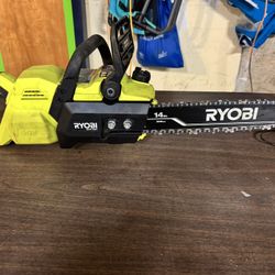 14in Cordless Ryobi Saw