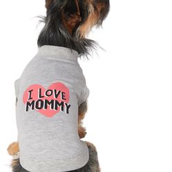 I Love Mommy Dog Tshirt