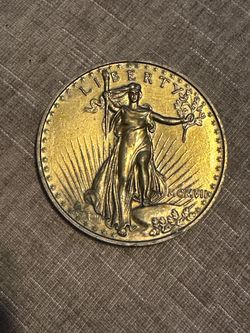 1907 Saint-Gaudens Double Eagle $20 aluminum jumbo Coin