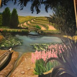 Giant Oil Painting Canvas Wall Art 