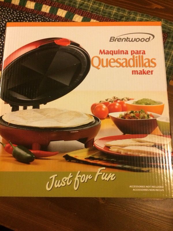 New Brentwood Quesadillas Maker