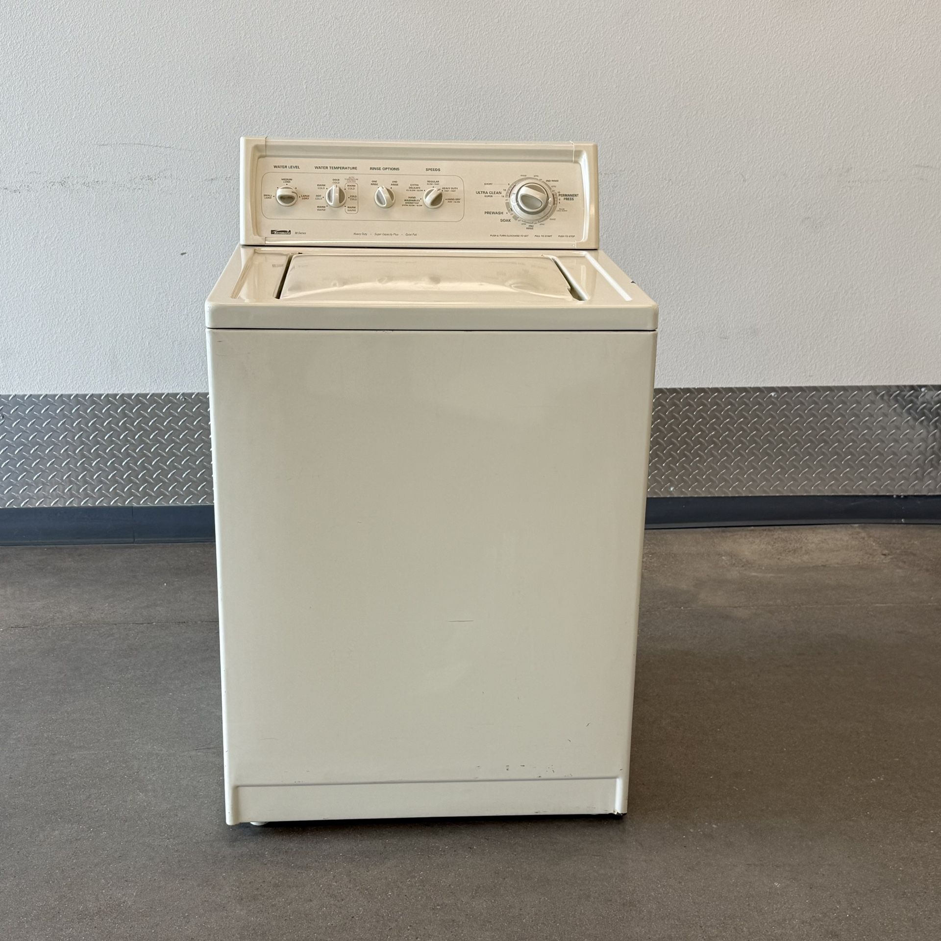 Heavy Duty Kenmore, Super Capacity Plus Washer Delivery Available