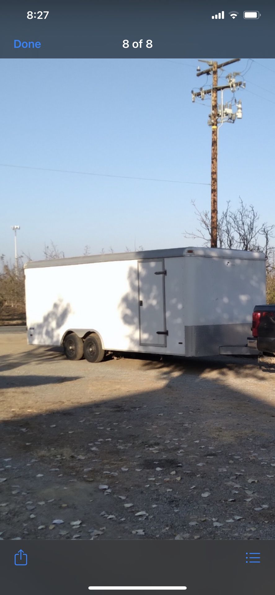 2005 PACE Journey Enclosed Trailer . 8’X20’, Dual Axle, Heavy Duty Frame, Great Condition $5,400 OBO