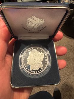 2024 Morgan Dollar Tribute Proof Coin w/ Display Box & COA