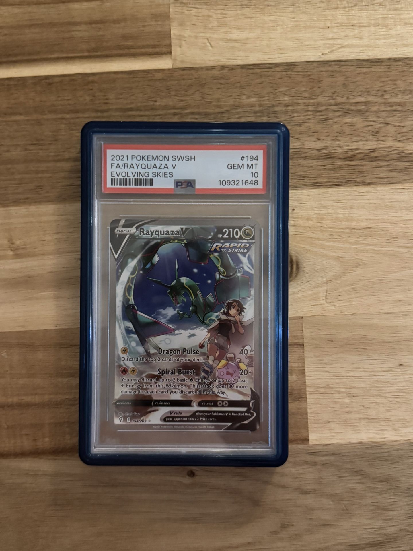 Rayquaza V PSA 10