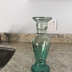 Brand New!  Sea Glass Candle Pillar