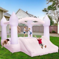 Pink Castle Bounce House
