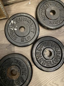 Weight Plates 5lbs Each