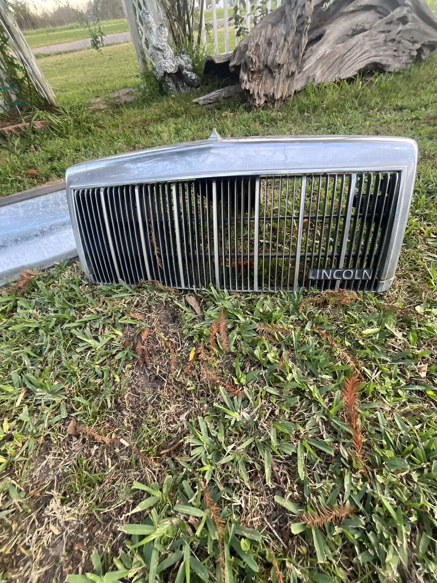 Antique Lincoln Town Car Grill