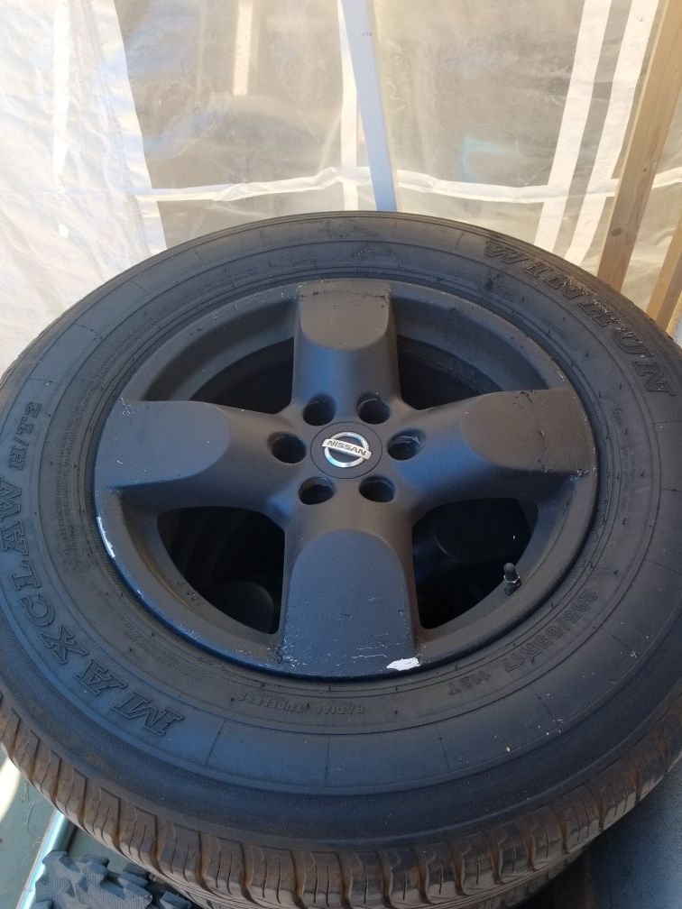 NISSAN FRONTIER TIRES AND WHEELS