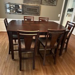 Counter Height Dining Room Table