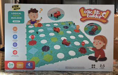 New In Box (Ages 3-10) Stem Logical Road Builder (Moving Vehicles) FUN! $20 (#C-134)