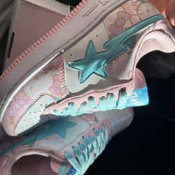 rare hello kitty bape shoes 