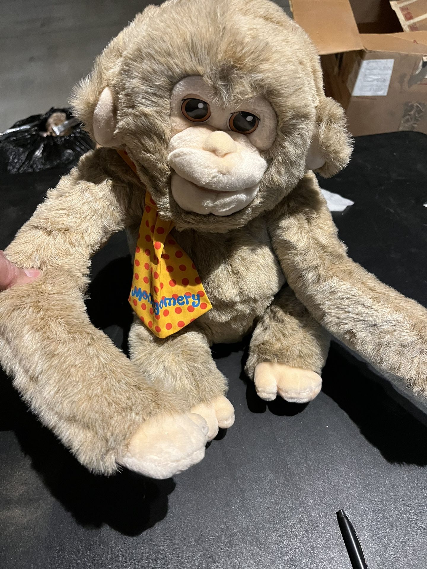 Vintage Hasbro Softies Montgomery Stuffed Monkey