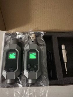 New wireless transmitters for mic guitar and keyboard