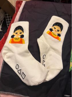 Squid game and Demon slayer socks