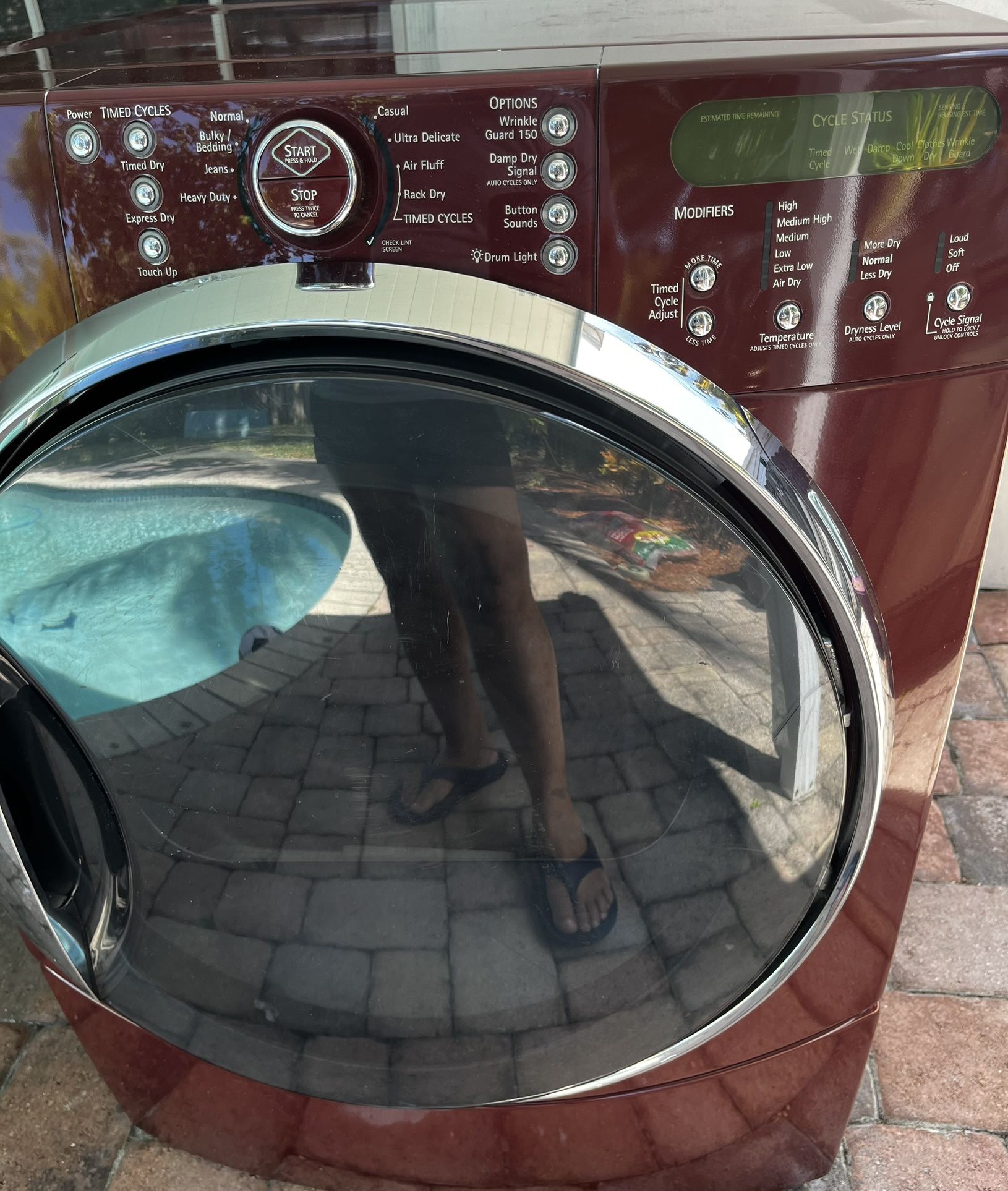 Kenmore elite dryer Model 110(contact info removed)1