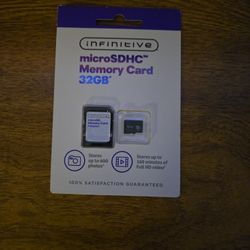 Infinitive 32GB microSDHC Memory Card