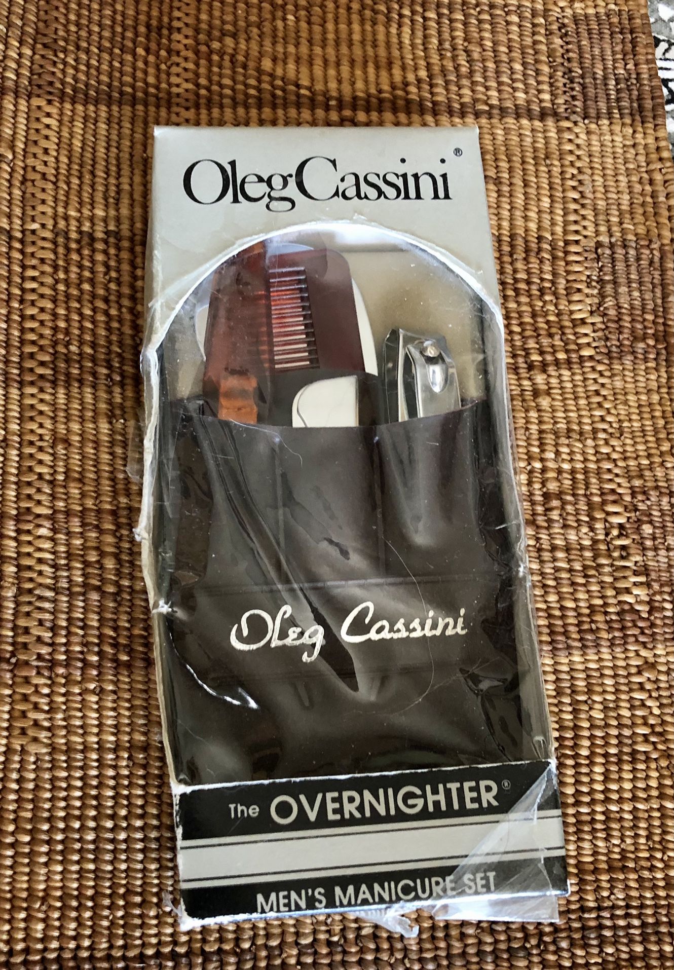 Vintage Oleg Cassini Men’s Manicure Set