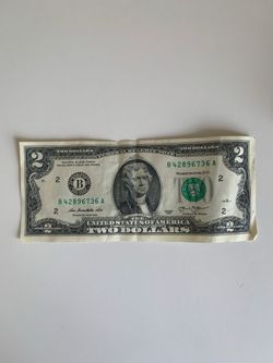 2 dollar bill
