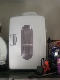 Mini Portable Fridge with Window