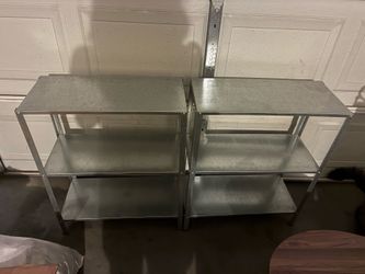 ikea metal hyllis shelves (3 shelf)