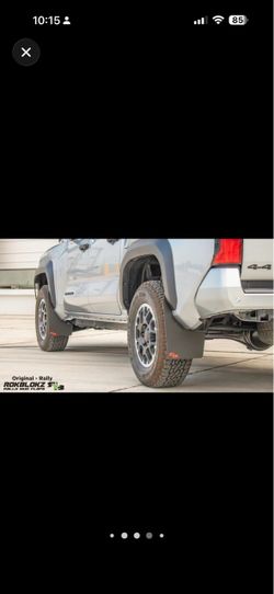 Brand New Mud Flaps by RokBlakz For 4th Gen Tacoma