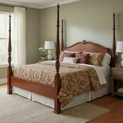 Gorgeous Antique Cal-King Bedframe.