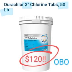 CHLORINE TABLETS, 50LB