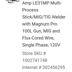 Lincoln Electric Welder Mig Stick And Tig 