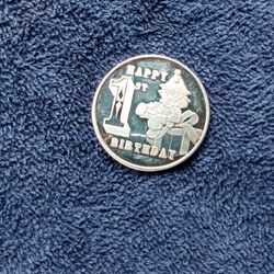 One Troy Ounce .999 Fine Silver Coin