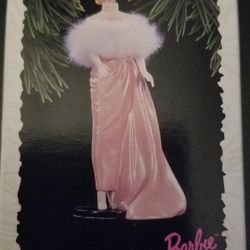 1996 Hallmark Keepsake Ornament featuring the classic "Enchanted Evening" Barbie doll.