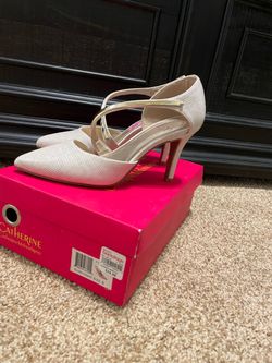 Blush Snake Heels Size 6