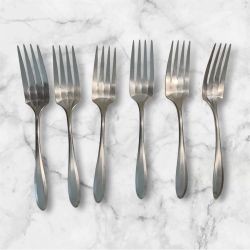 Set of 6 Antique Oneida Community “PATRICIAN” Salad Forks – 1914