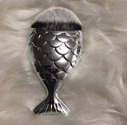 Mermaid tail brush
