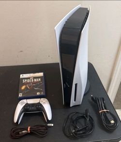 Sony Playstation 5 Disc Version With Headset And Controller