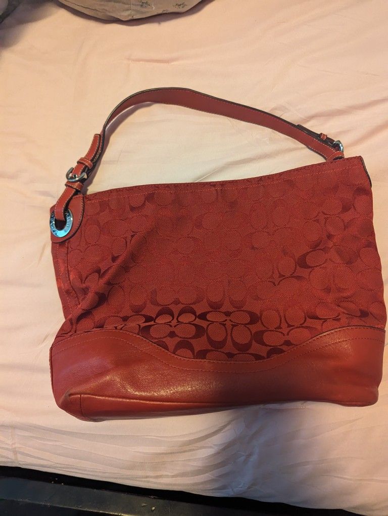 Coach Hobo Signature Hobo Bag Medium/Large Size