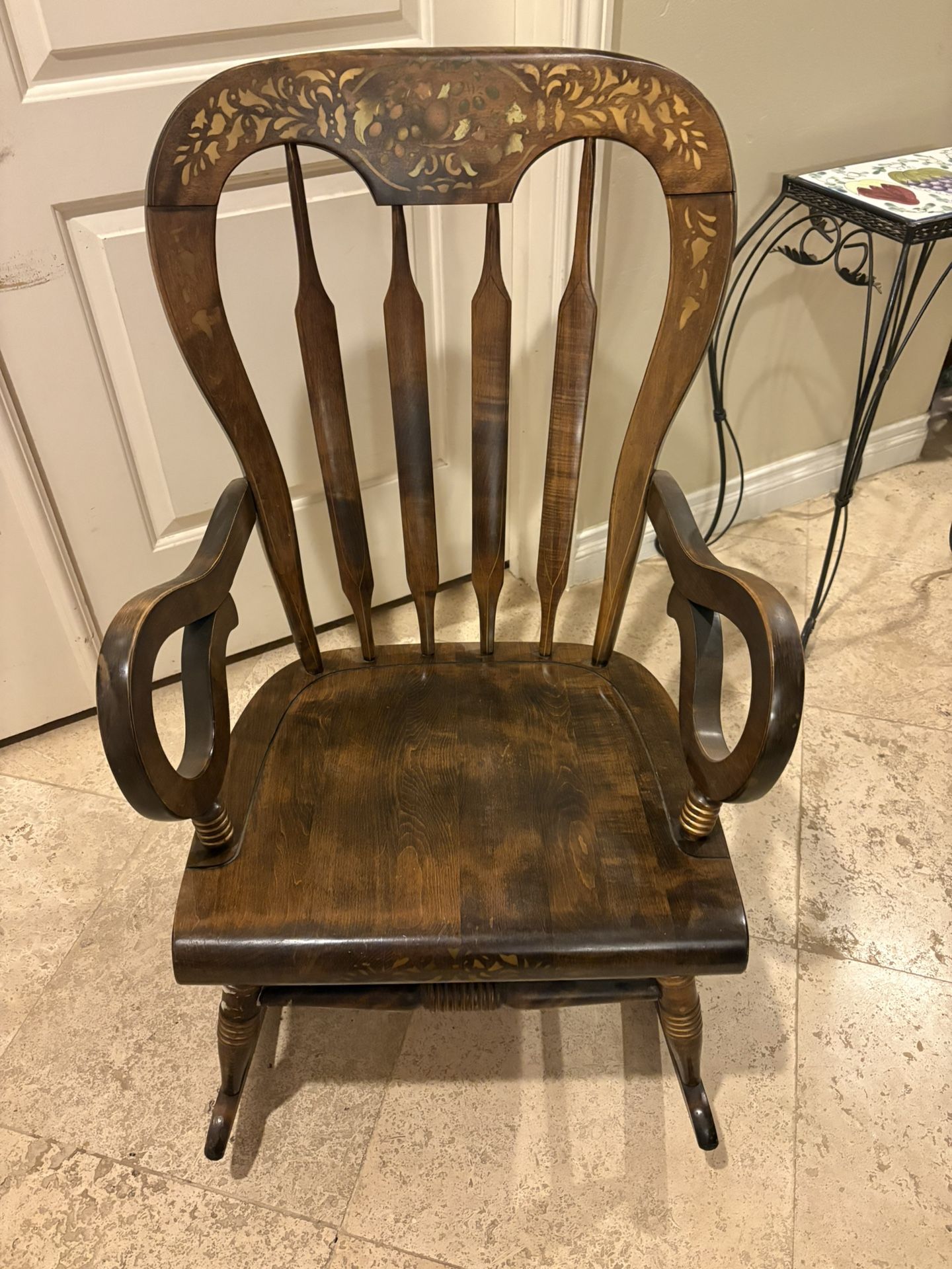 Vintage Wood Rocking Chair