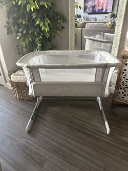 Baby Delight Beside Me Dreamer Bassinet and Bedside Sleeper - Driftwood Gray