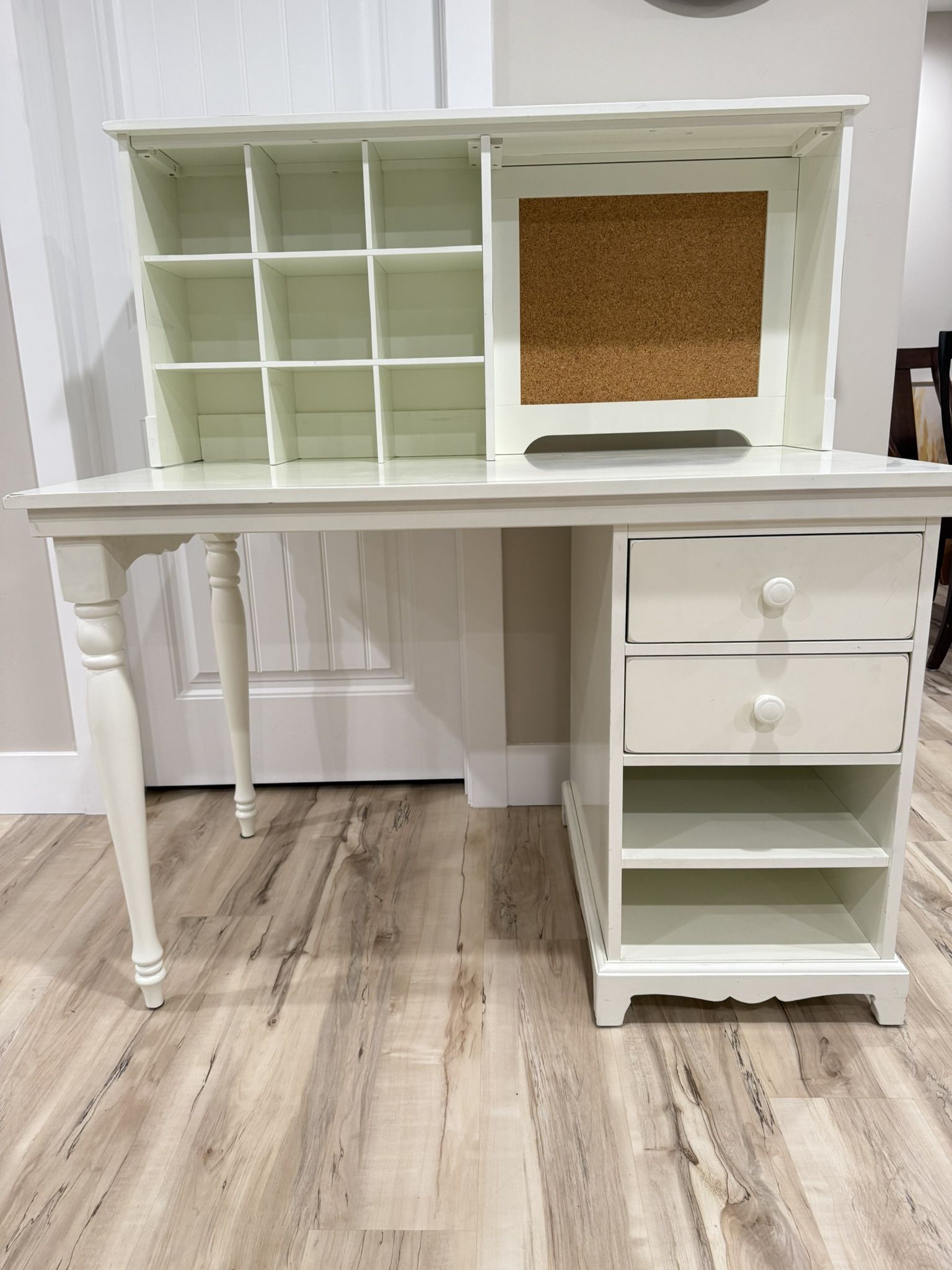Pottery Barn Desk With Hutch 2 Pieces