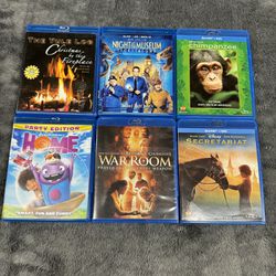 Bundle of 6 Family Blu Rays in Excellent Shape!  