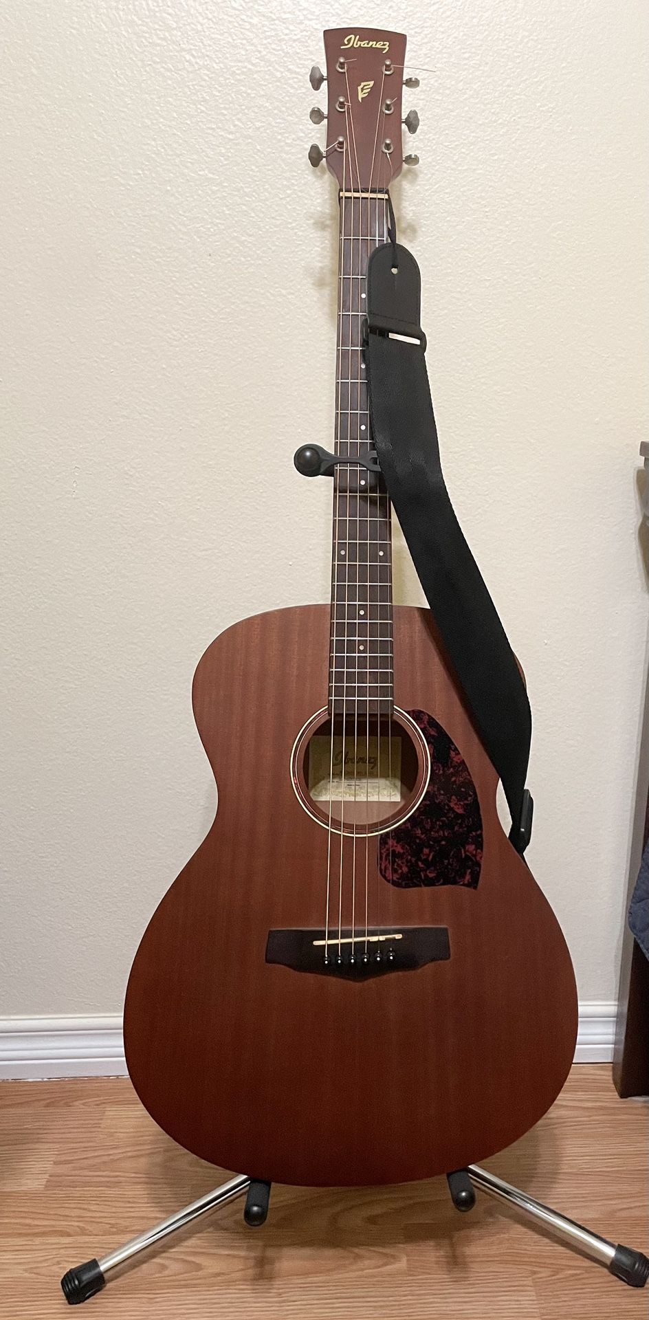 Ibanez Acoustic Guitar w/ strap & stand
