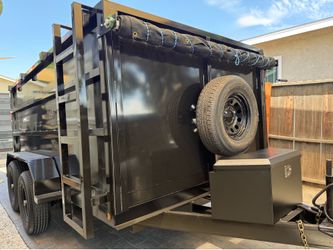 New 12ft Long Hydraulic Dump Trailer LOADED with Accessories 👍🏻